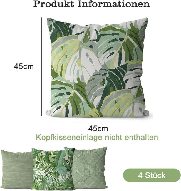 Fodera Per Cuscino Effetto Raphia - Quadrato - 45x45cm - Unico - Foto 2