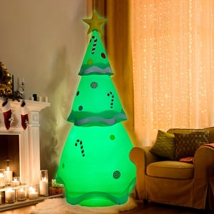 DecHome 405V90 - Babbo Natale Gonfiabile con Luci LED Integrate da Esterno Multicolore | Leroy Merlin