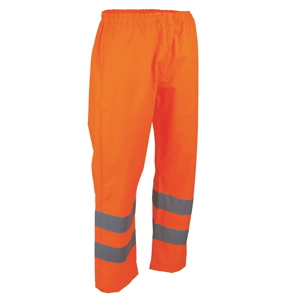 Pantalon Haute Visibilité LMA Balise – Bleu/orange Fluo, Classe 2 EN ISO 20471, Idéal Pour Chantier, Sécurité, Travail En Extérieur - 3