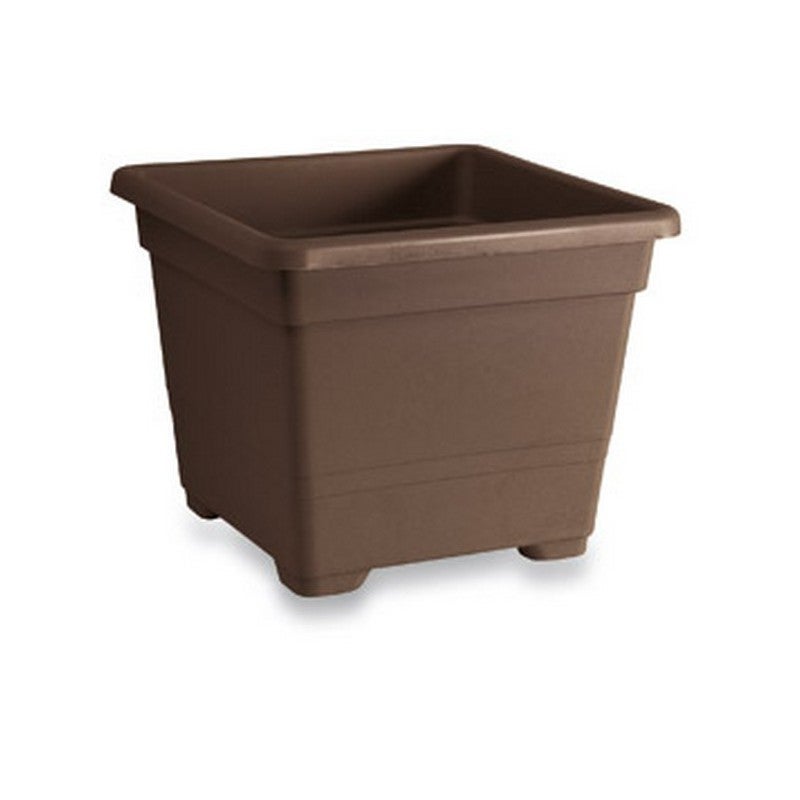 VASO quadrato FIORIERA in plastica COLORE BIANCO MADE IN ITALY 32 cm Veca | Leroy Merlin