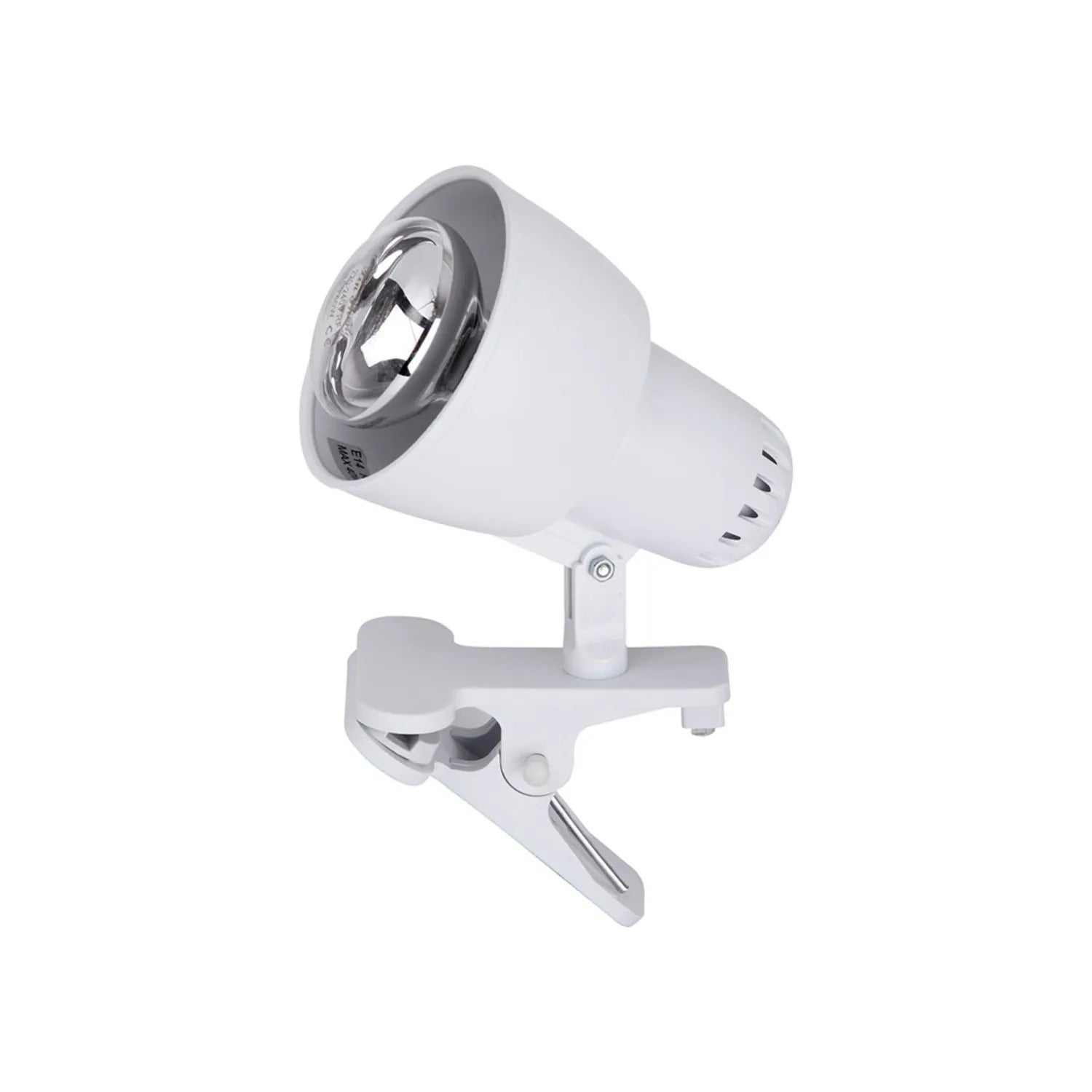 Lampa biurkowa z klipsem Clip biała 1xE14x40W Rabalux