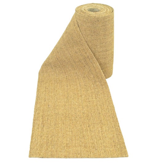 Tapis Sisal Sylt Rouge 80x150 Cm - Naturel, Antidérapant, Idéal Couloir & Salon