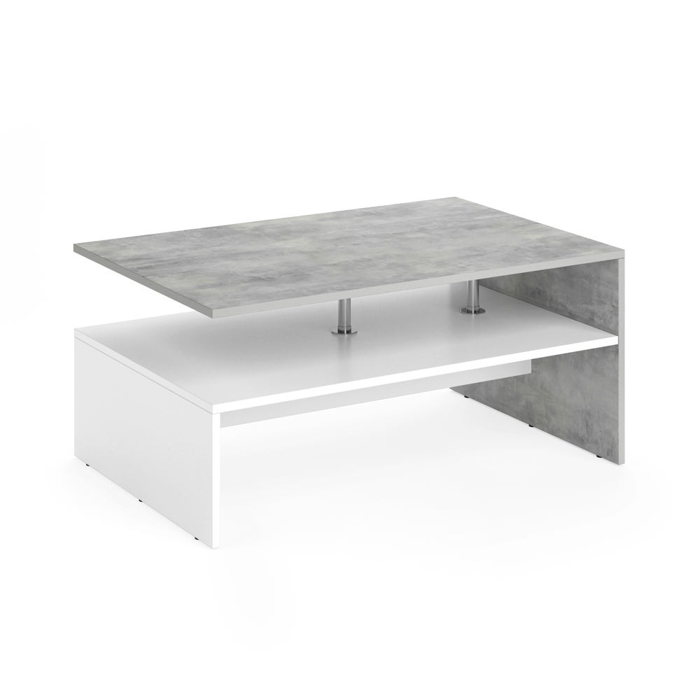 Acheter Vicco Table basse Amato en blanc/sonoma