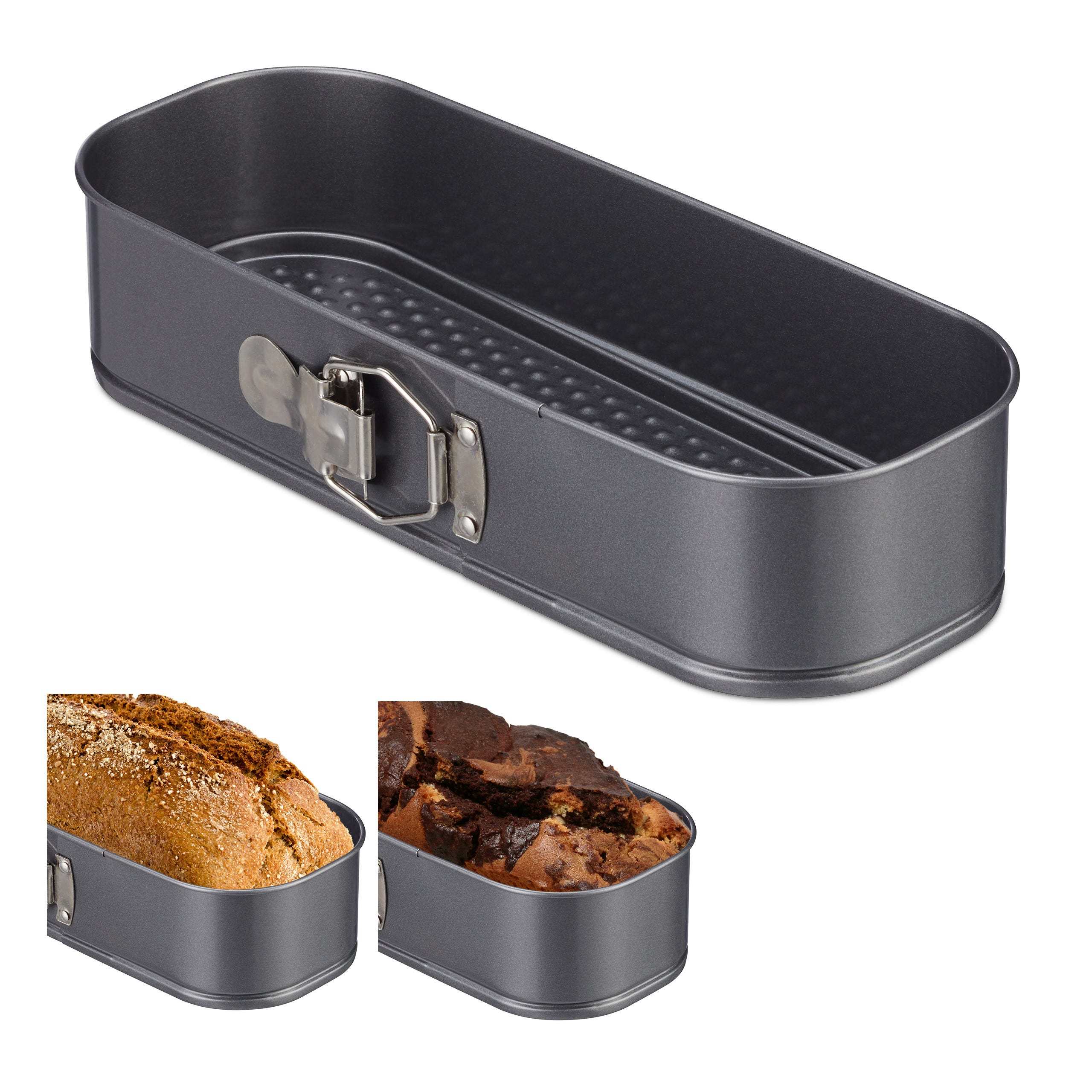 Moule à Charnière Rectangulaire Städter We Love Baking 33×23 Cm – Anti-adhésif Haut De Gamme Pour Cheesecake & Gâteaux