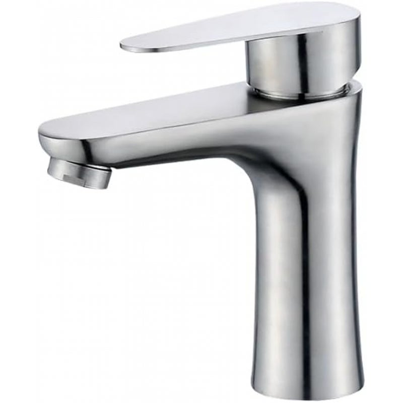 Baterie łazienkowe, baterie umywalkowe z ciepłą i zimną wodą, baterie umywalkowe łazienkowe (szczotkowane)