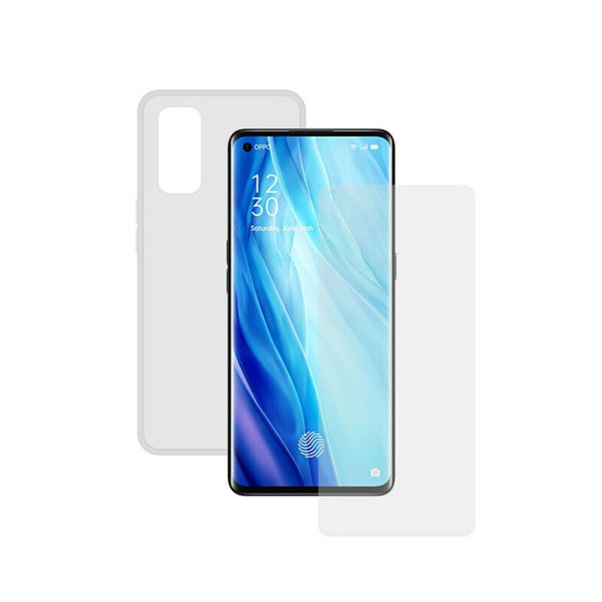 Étui de téléphone à charnière automatique élégante avec film protecteur en verre trempé pour OPPO Find N5 (VIOLET Étui de téléphone à charnière automatique élégante avec film protecteur en verre trempé pour OPPO Find N5 (VIOLET