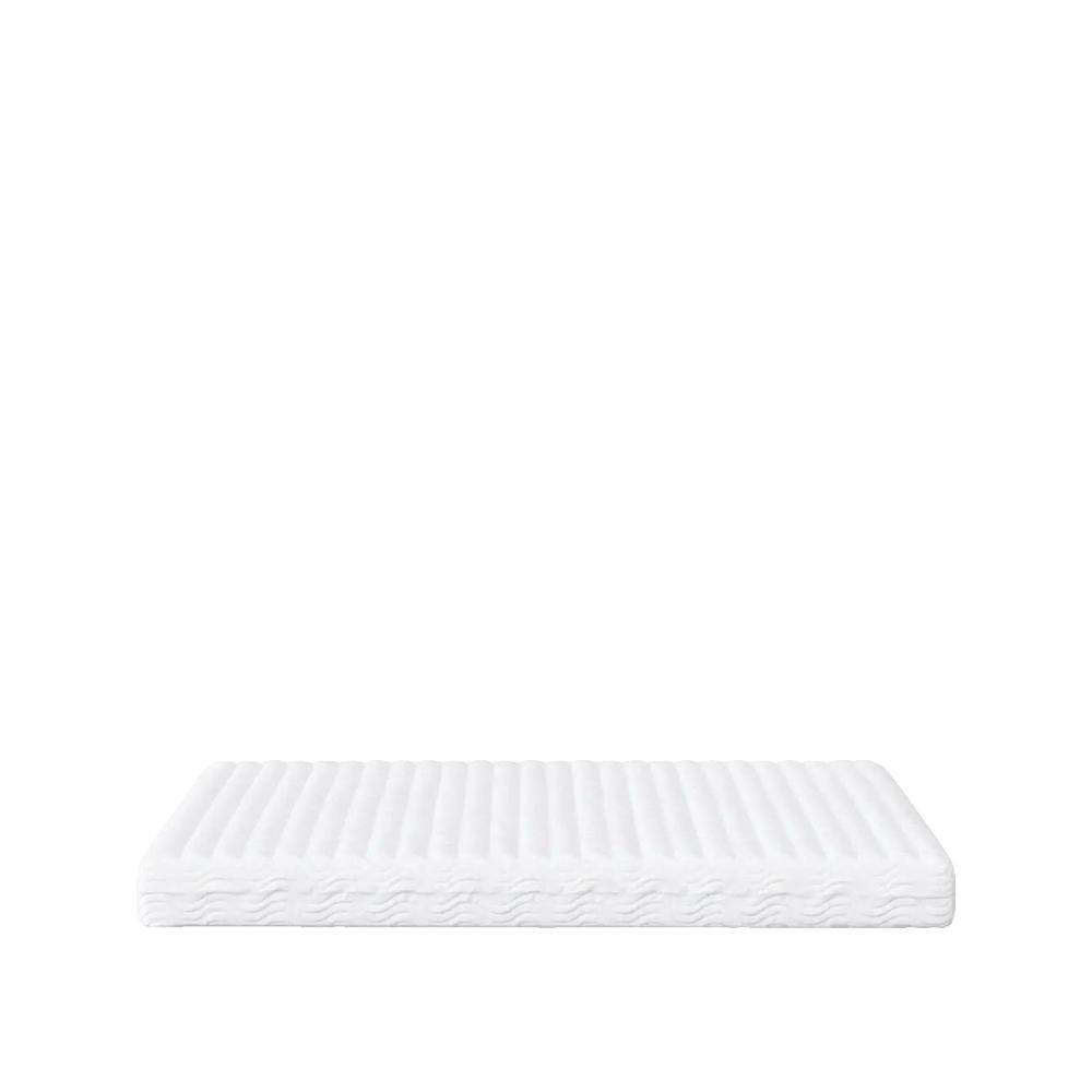 Materac piankowy vidaxl biały 200x210 cm twardość H2 H3 oddychający