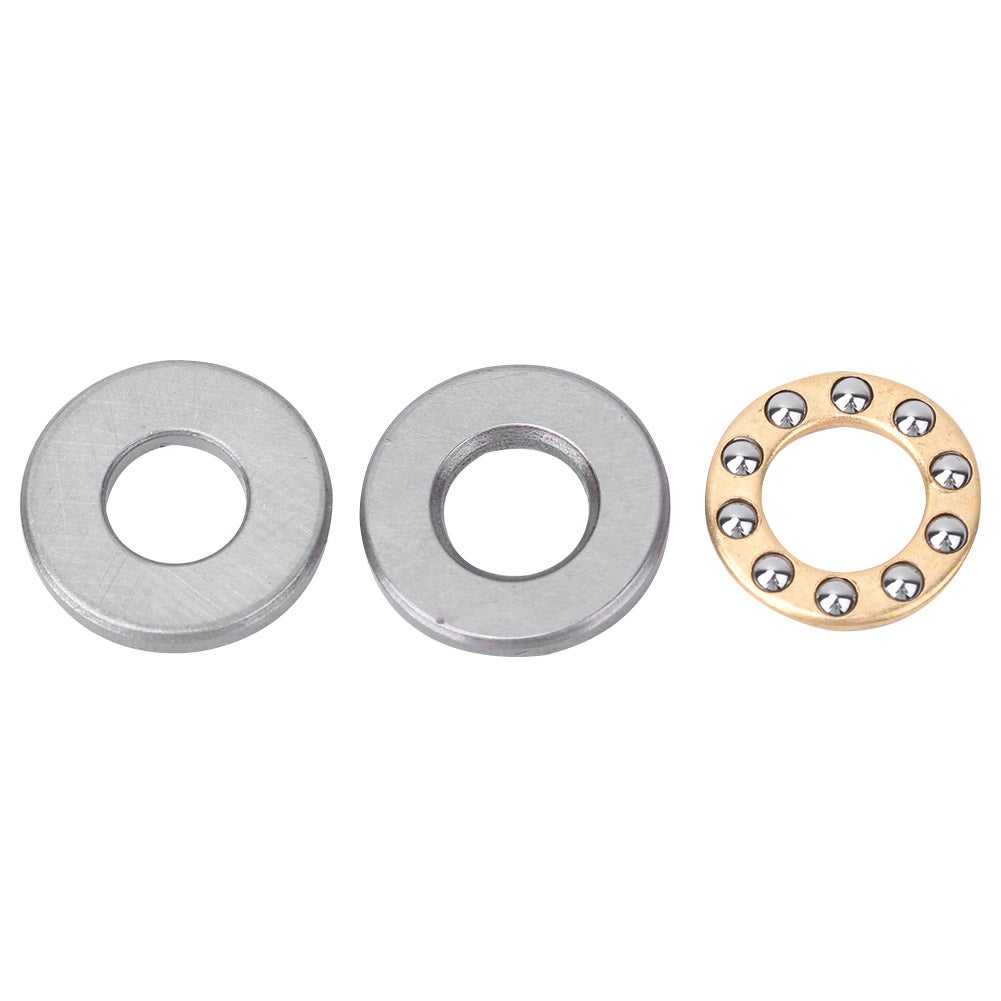 Cuscinetti a sfere assiali in miniatura, cuscinetti piatti in acciaio ad alta precisione (F10-18M 10x18x5,5 mm), 10 pezzi - 7