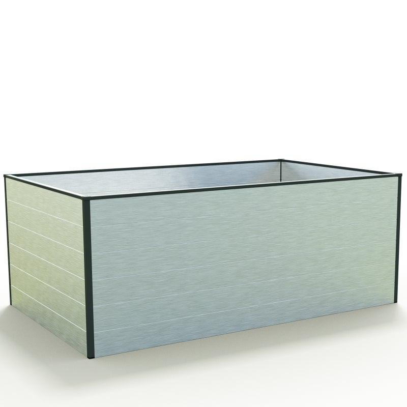 119 x 195 x 77 cm Grzadka podwyzszona, aluminium anodowane