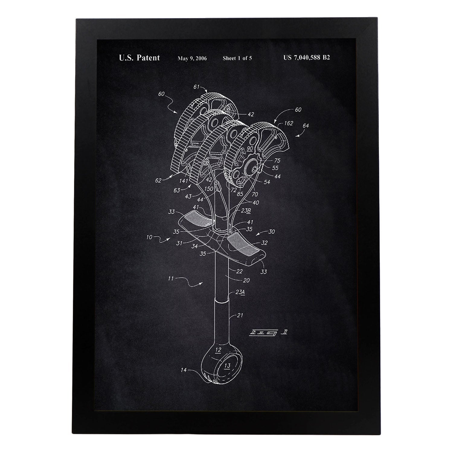 Nacnic Lot de 6 feuilles de brevets outils de construction 1 affiches avec dessins rétro d'inventions antiques pour votre maison. Décoration d'intérieur style vintage. Format A4 et A3. Sans cadre
