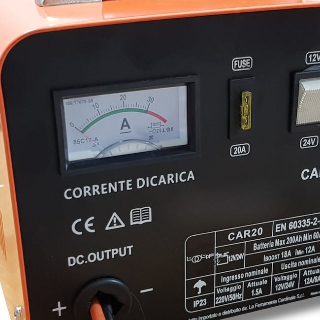 CARICABATTERIE AUTO MOTO CAMPER 6 AMP 6 12 - Foto 9