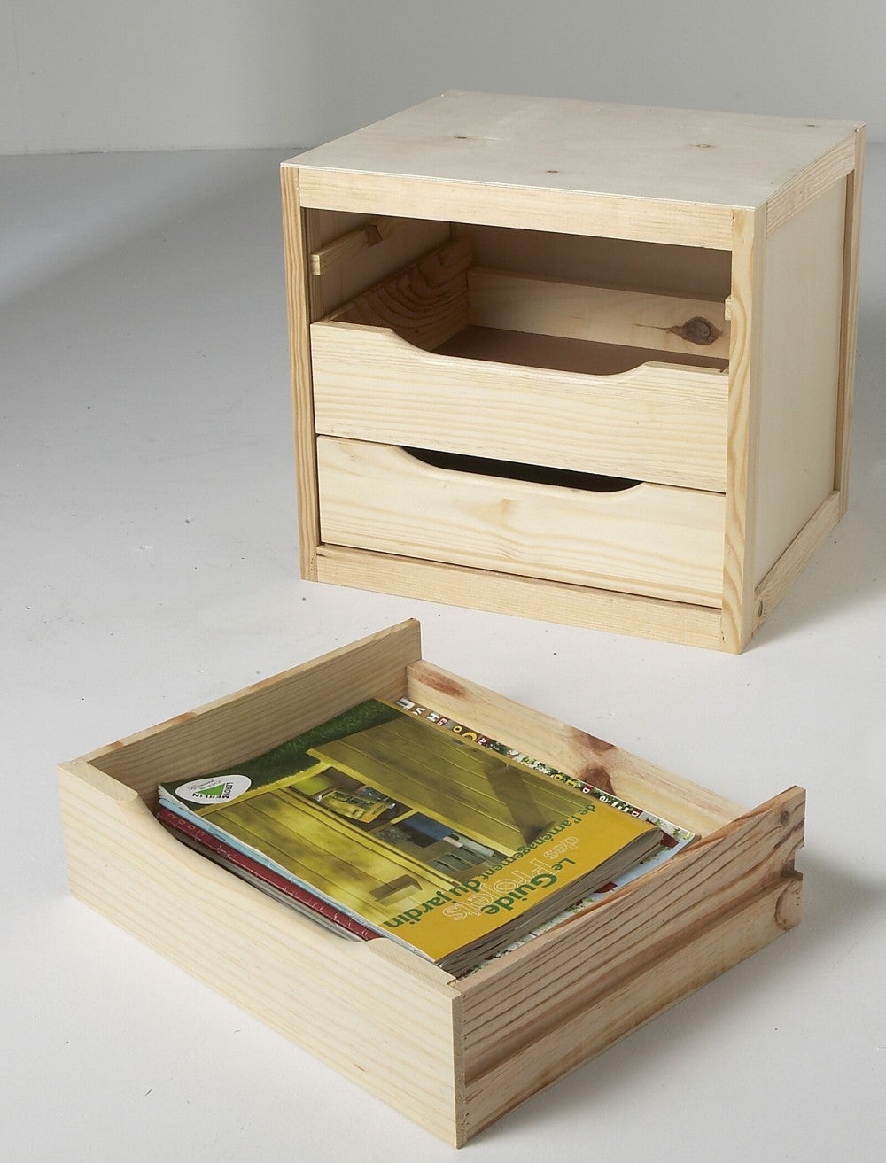 Bloc tiroir pin , l.39 x P.30 x H.29.5 cm - 2