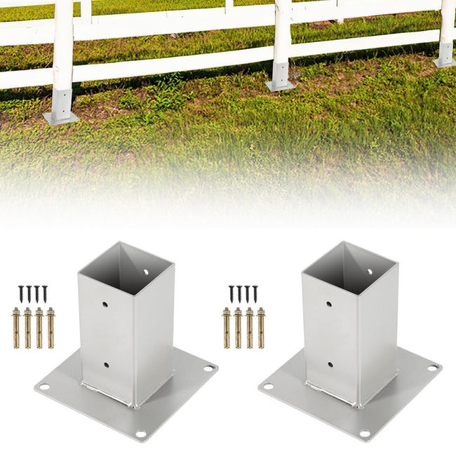 PORTAPALI CON MANICOTTO Avvitabile Portapali Zincato A Caldo EUR 12,76 - Foto 11