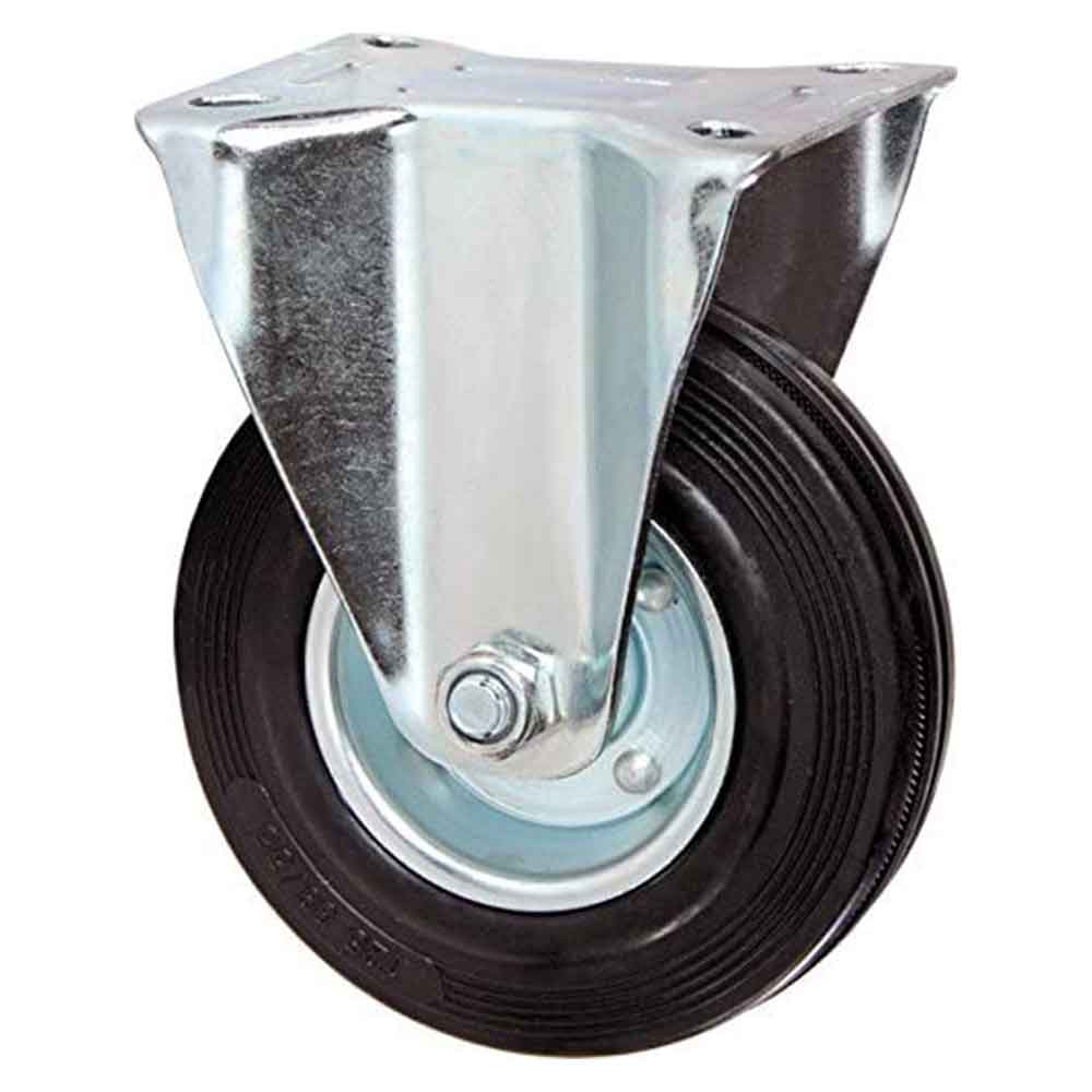 ROUE DE TABLE DOUBLE A PLAQUE D50 NOIR