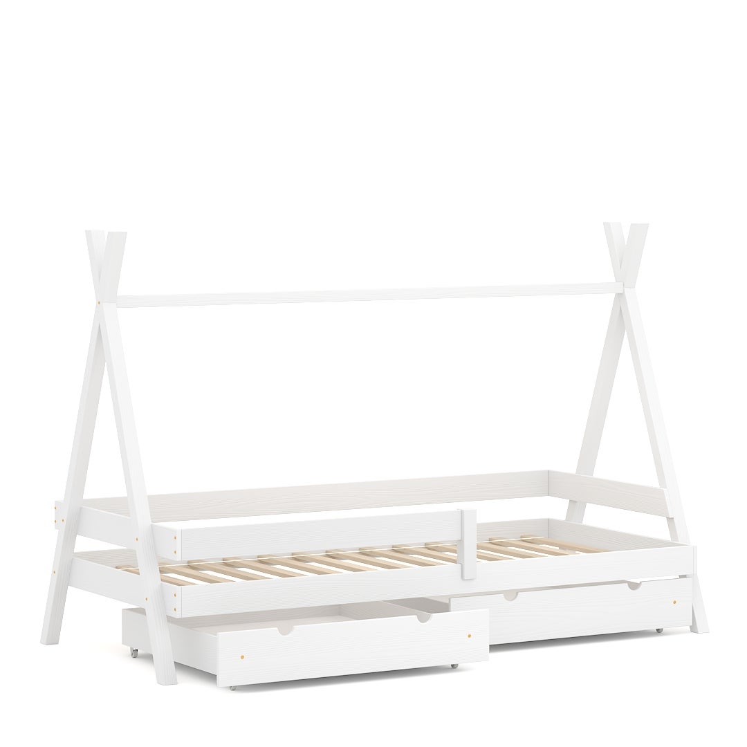 HAPPY GARDEN - Lit Gigogne Pour Enfant 190x90cm Vert ADAM