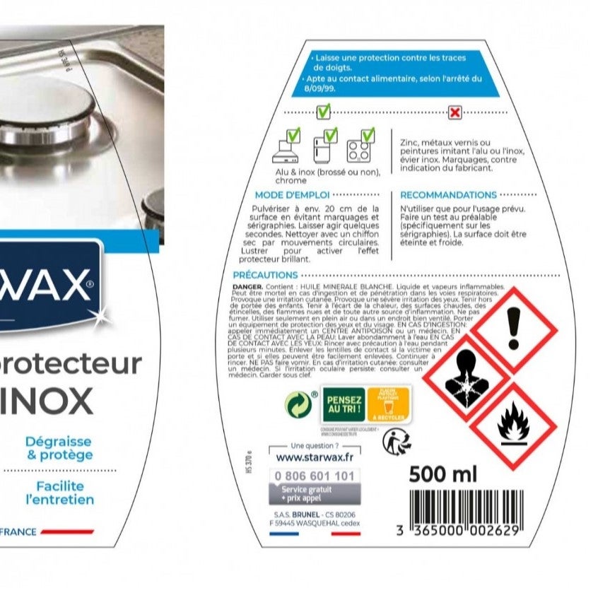 Nettoyant protecteur pour aluminium et inox 500ml - 3