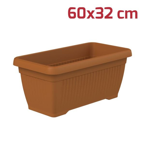 Vaso rettangolare da Balcone Elho 70 cm Plastica Ovalada | Leroy Merlin
