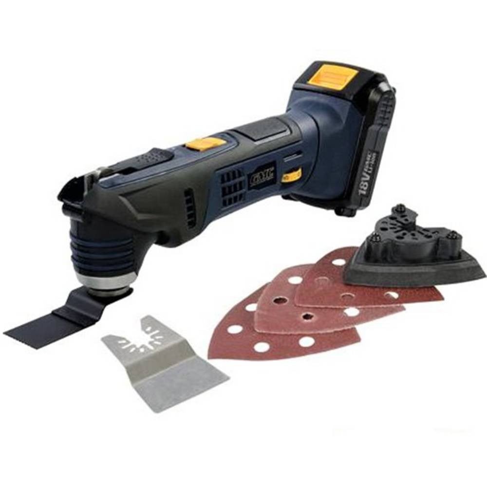 Outil oscillant multifonction GMC 18V couper poncer decaper polir