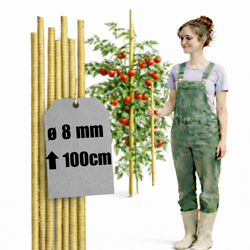 Tyczki kompozytowe do roślin fi 8 mm dł. 100 cm