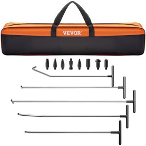Kit De Réparation De Bosses Sans Peinture VEVOR, 20 Pièces De Tiges De Réparation De Bosses, Tiges De Bosse En Acier Inoxydable, Outils De Réparation De Bosse De Queue De Baleine, Outil