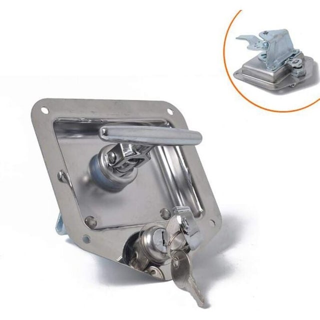 Serrure D'attelage Pour Caravane Et Remorque - Cadenas En Acier Renforcé HyFive - Neuf