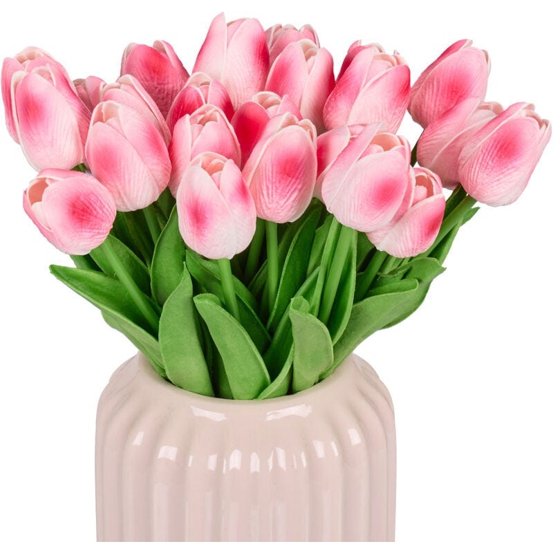 Tulipani colori mix in vaso di latta vintage - Verde Vivo - Piante Tulipani colori mix in vaso di latta vintage - Verde Vivo - Piante