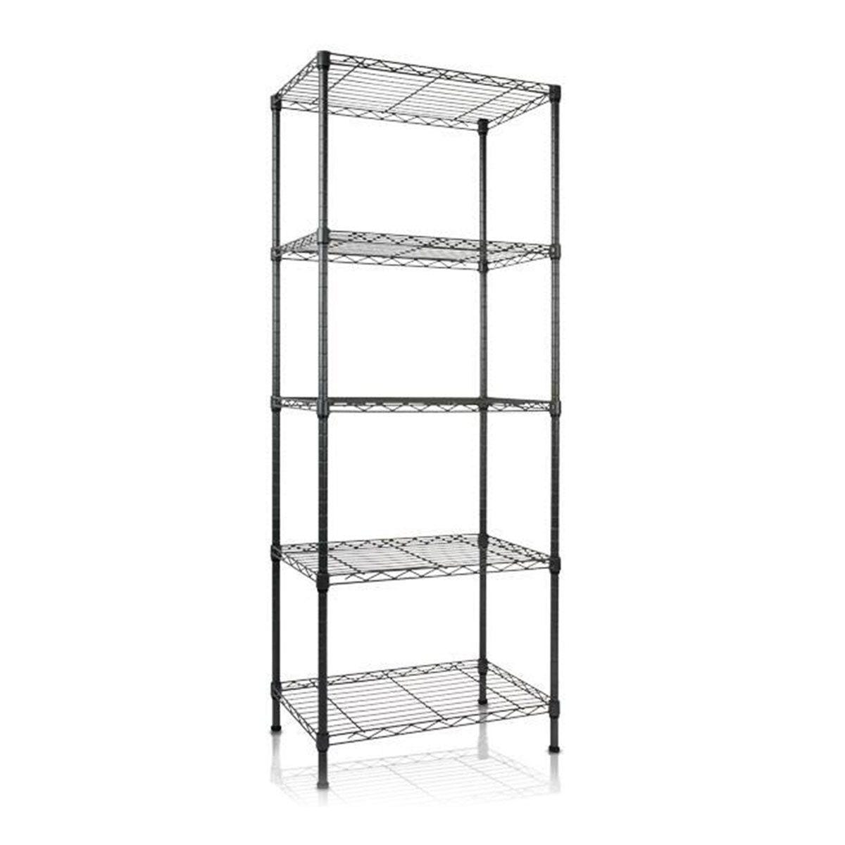 Scaffale in Metallo 4 Ripiani Portata 280Kg H173x75x30cm con Ripiani Scaffale in Metallo 4 Ripiani Portata 280Kg H173x75x30cm con Ripiani