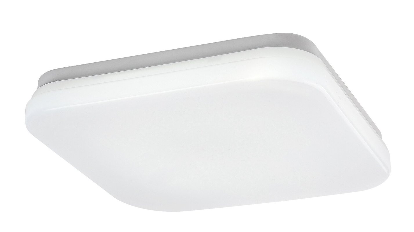 Lampa sufitowa zewnętrzna LOWAR LED 12W Odcienie bieli 750lm biała wym:6x24x24cm IP44 Rabalux