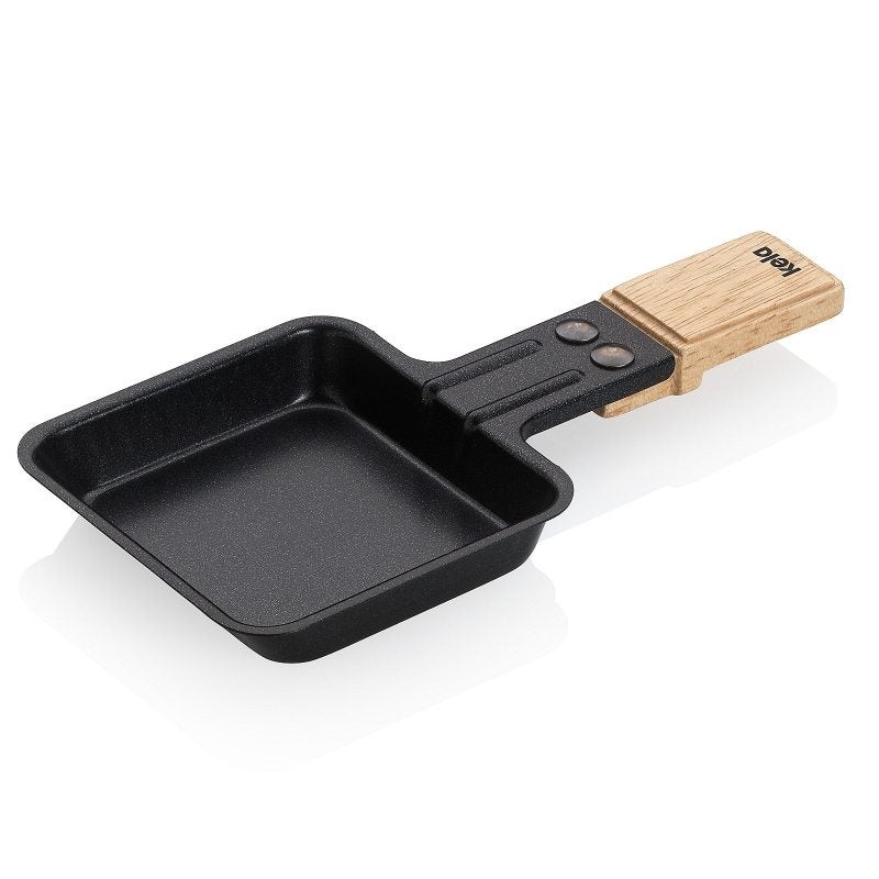 Sartén raclette BEDRETTO acero con superficie antiadherente 18x8,5x2 cm ...