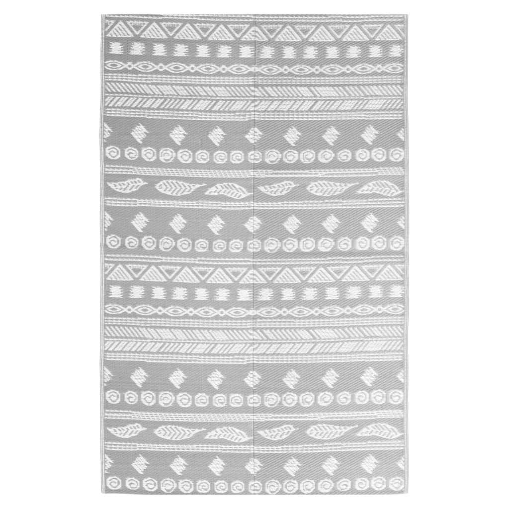 Alfombra de exterior ARAKIL gris 120x180 cm PP - 2