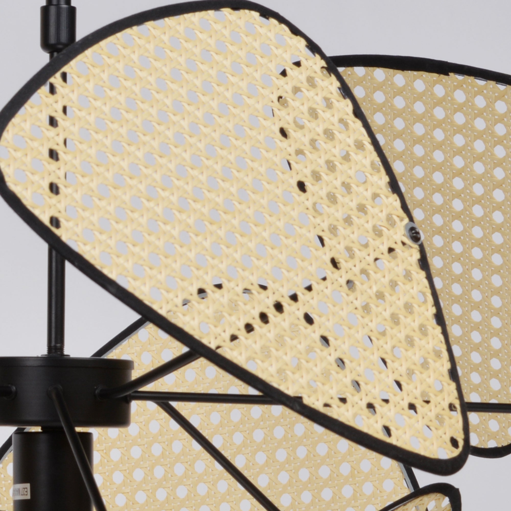 Suspension de lumière lustre tissé abat-jour, plafonnier suspendu, abat-jour fait main pour salle à manger café hall D68CM x H45CM - 3