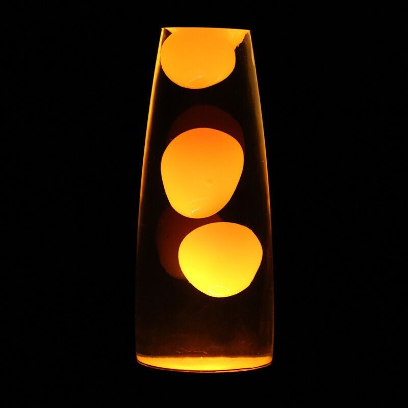 Lampe à lave futuriste orange avec interrupteur Lampe à poser, Lampe à ...