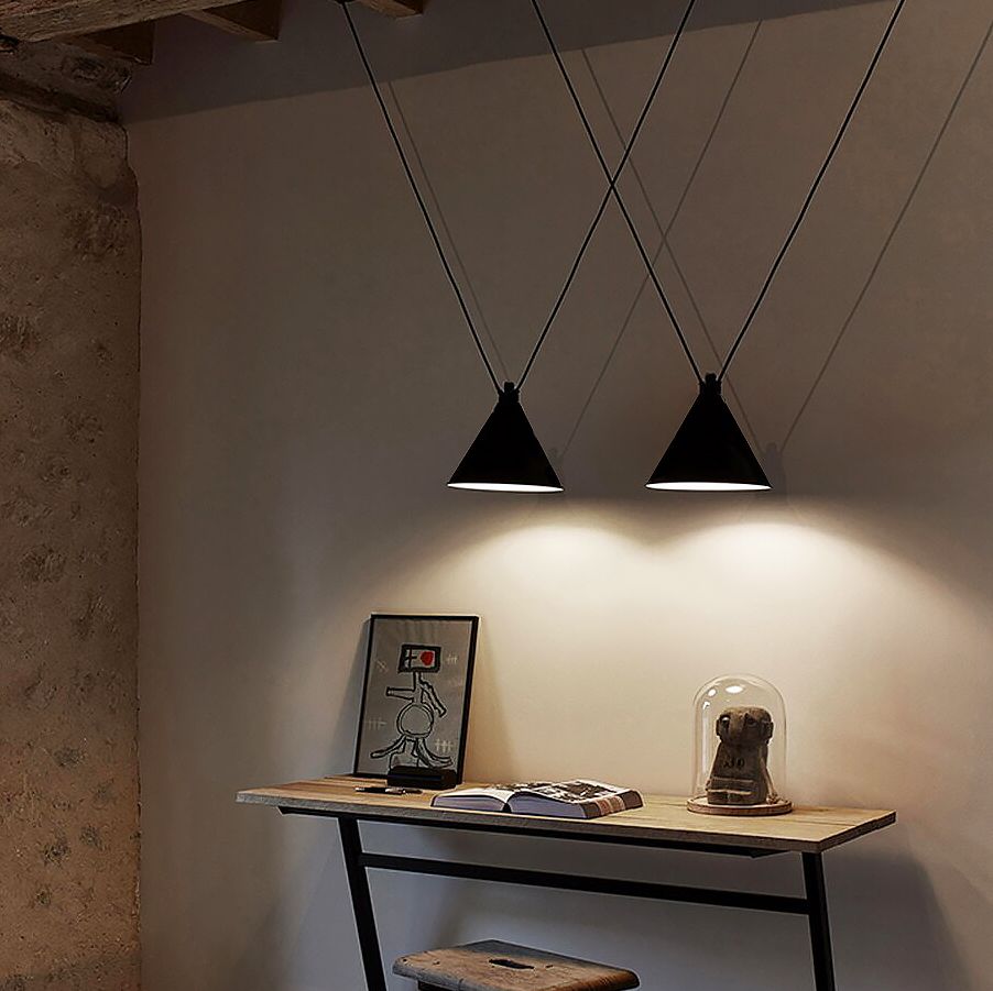 Lampa Sufitowa Wisząca Toolight App548-2Cp Czarny