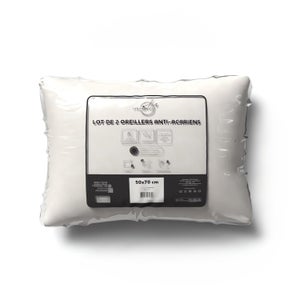 Pikolin Home - Pack 2 Oreillers Hypoallergéniques en Fibre 90 cm