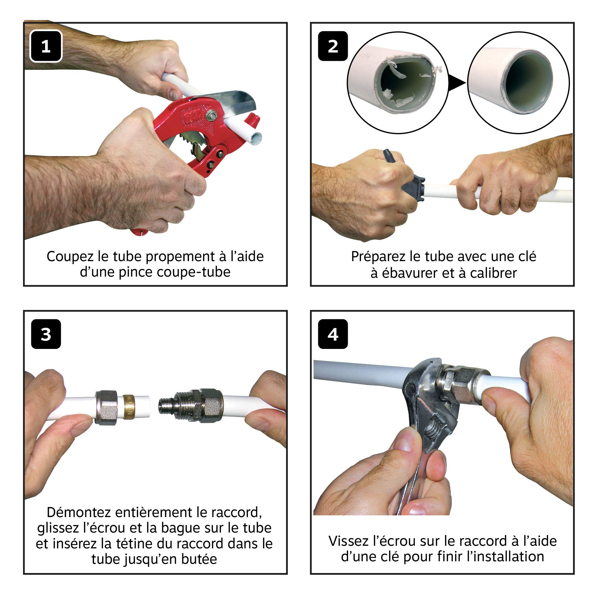 Coude à visser pour tube Multicouche Ø16 - 2