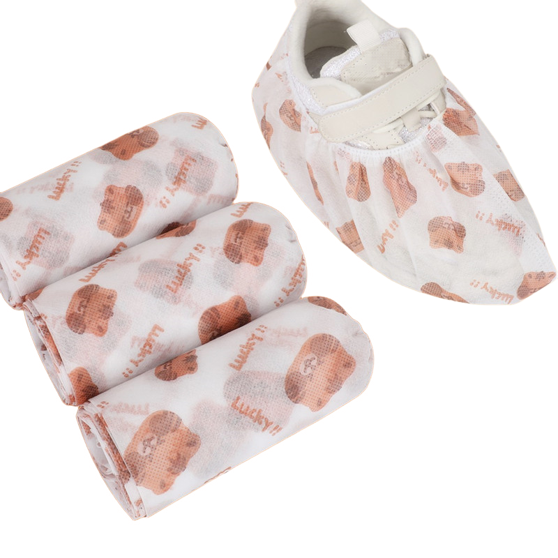 100 pièces) Couvre-chaussures jetables, couvre-pieds épais anti