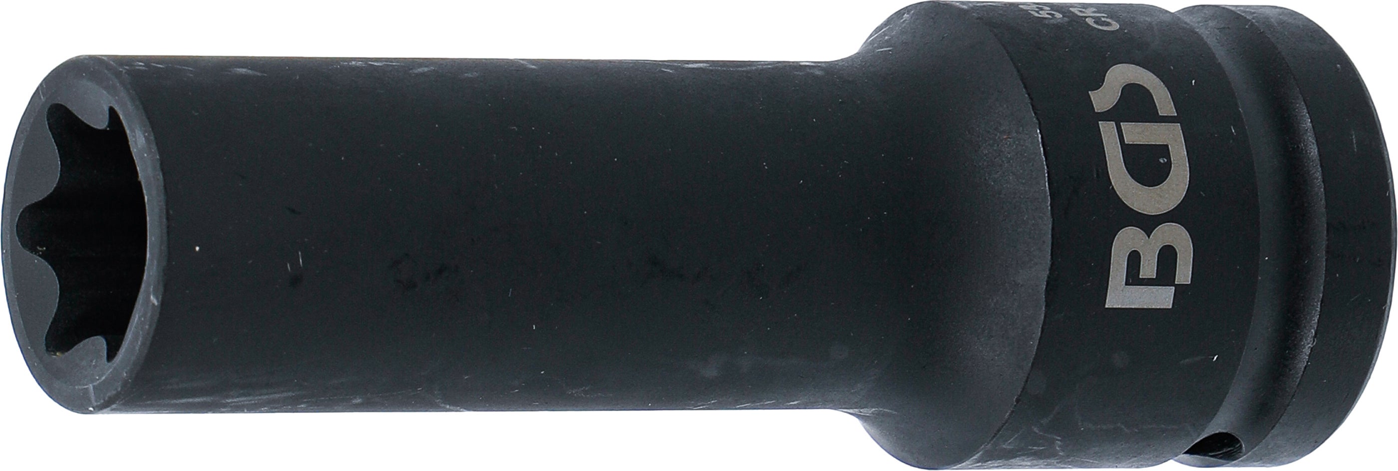 Llave de vaso de impacto E-Torx, larga | entrada 20 mm (3/4") | E24 mm
