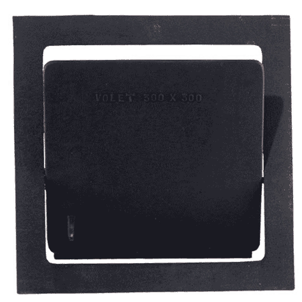 Clapet de cheminée en fonte pour boisseau 300 x 300 mm avec tige et — free download