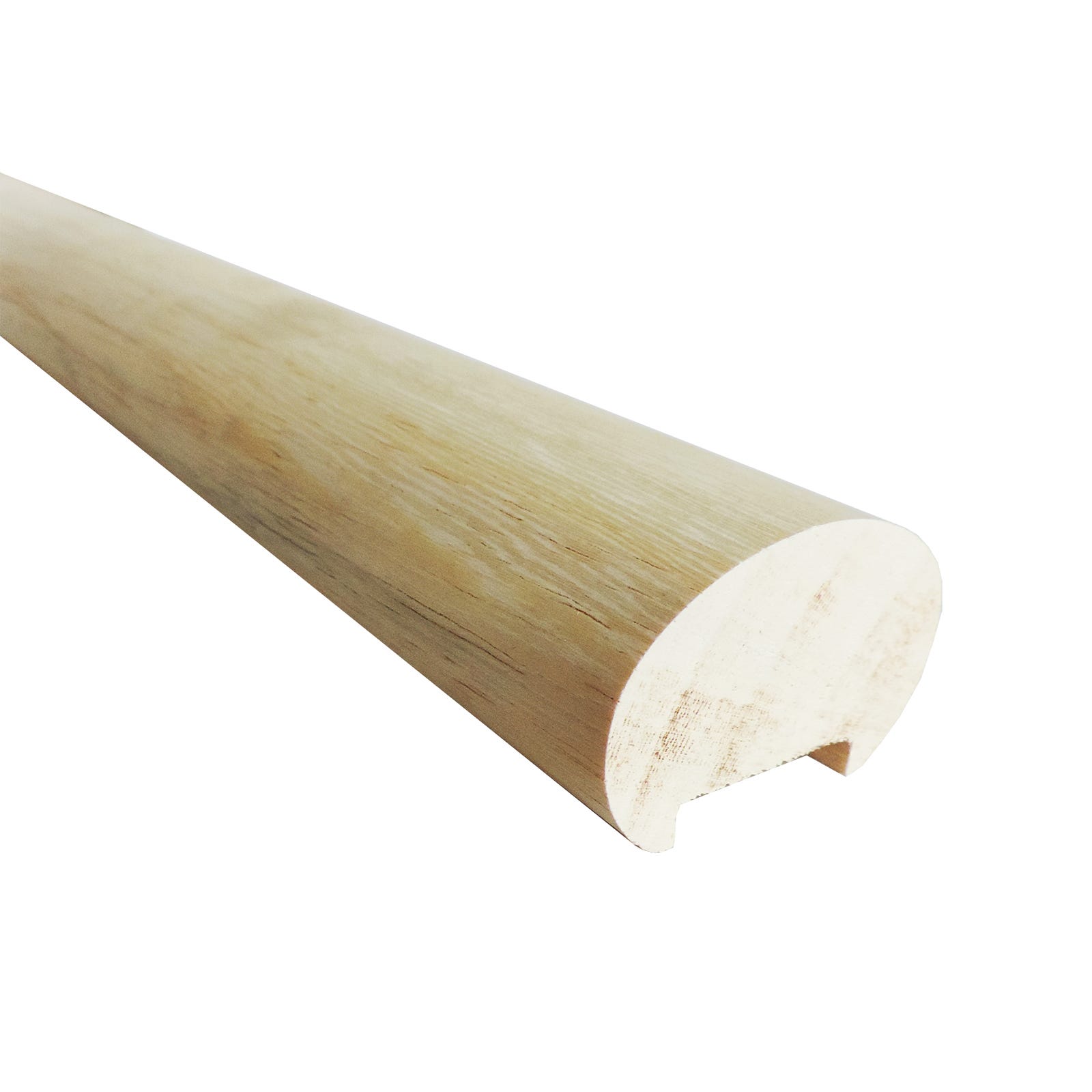 Corrimano In Legno Ayous Sagomato - Asta 3 Metri, 46x32mm, Made In Italy, Grezzo Da Verniciare - Foto 3