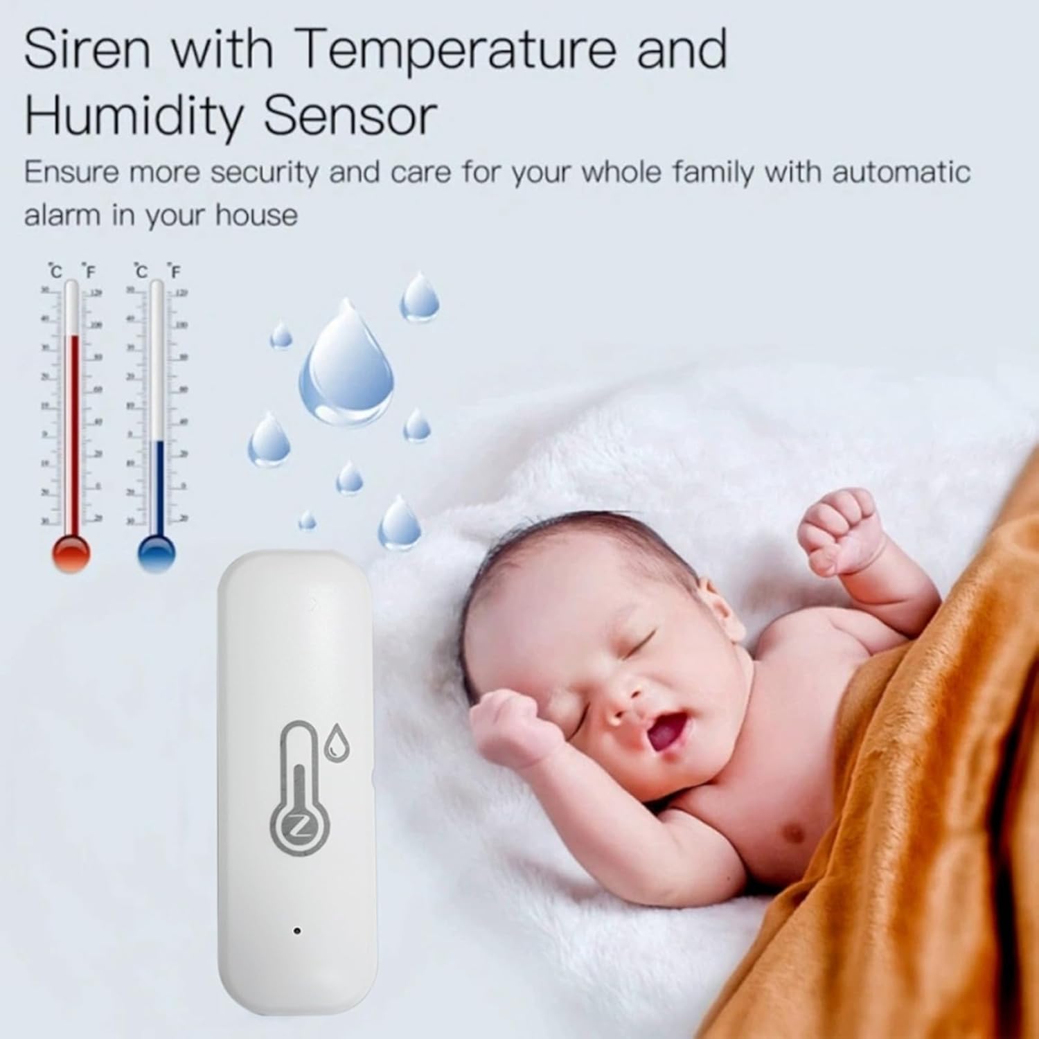 Capteur intelligent de température et d'humidité Tuya Zigbee pour extérieur, étanche IP65, pour jardin et extérieur, pour terrasse ou balcon - 5