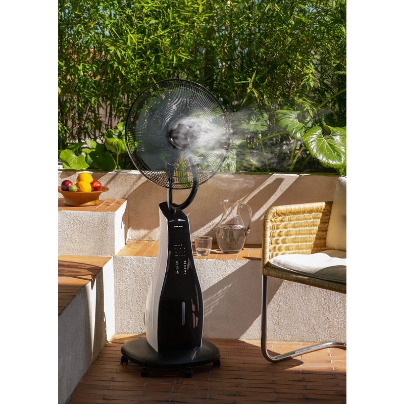 AIR MIST - Wyjątkowo Cichy Wentylator Oscylacyjny z Nawilżaczem