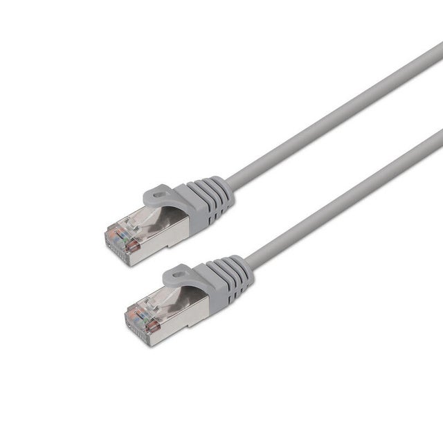 Cavo di rete patch cord rj45 cat.6 ftp awg24. grigio. 10 metri
