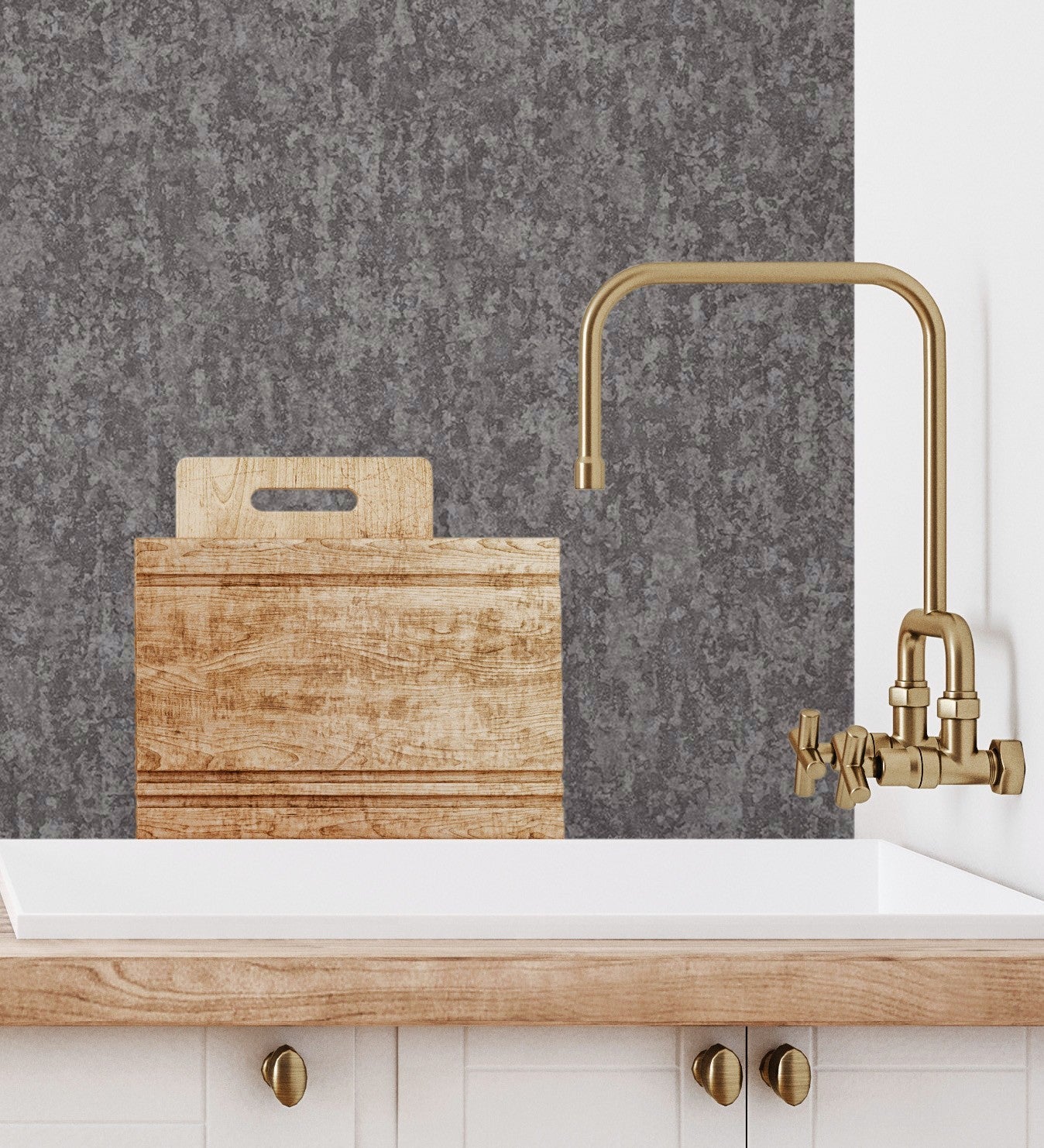 Papel pintado vinílico lavable con textura de piedra estilo industrial en relieve - allure texture 681639 de gaulan - rollo de 10 m x 1,06 m