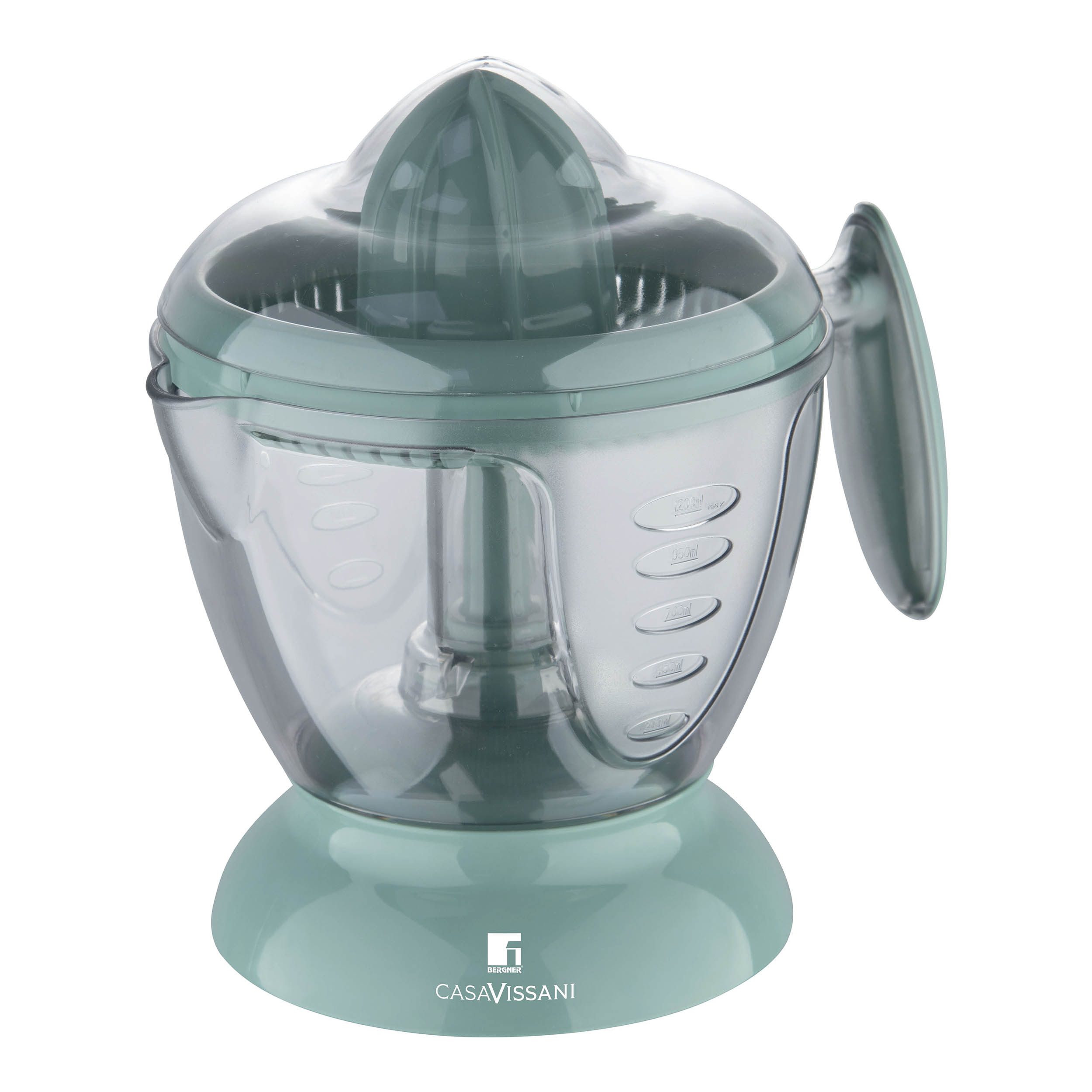 Spremiagrumi Elettrico Bergner NOIA - 40W, 1.2L, 2 Coni, Contenitore Trasparente, Antiscivolo - Foto 1