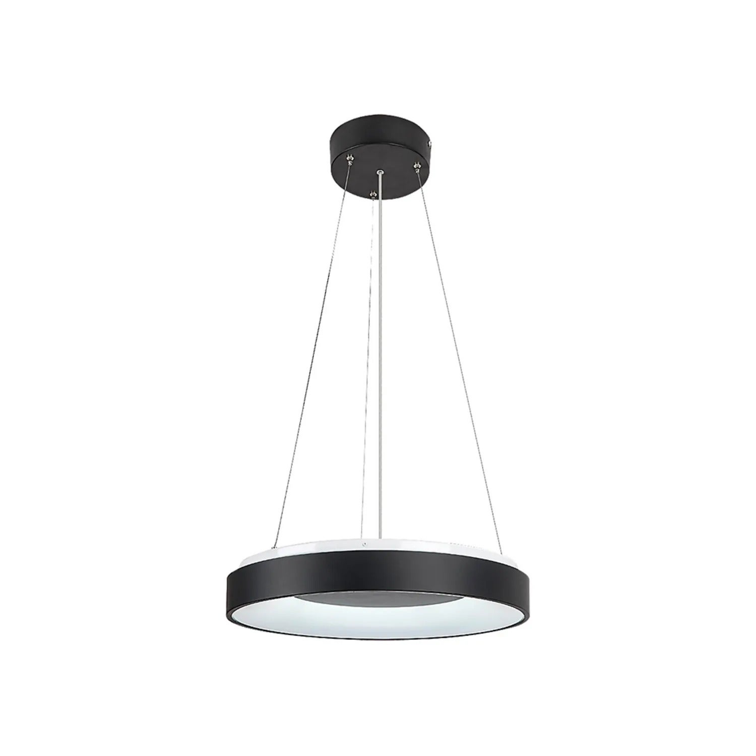 Lampa wisząca Ceilo LED 38W Odcienie bieli 3150lm czarno-biała wym:130x48x48cm Rabalux