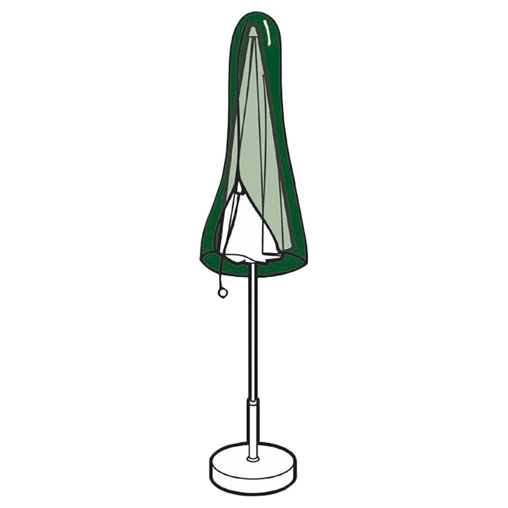 Bosmere Copertura Protettiva Per Ombrellone Extra Large - Polietilene UV, Impermeabile, Con Occhielli In Ottone E Cordoncini, Verde, 190x96 Cm - 3