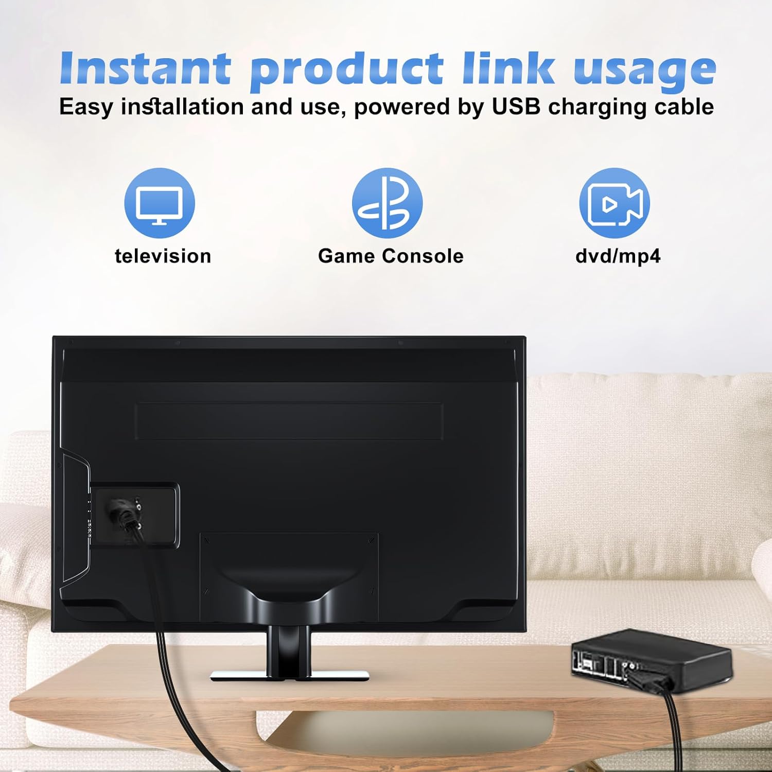 Câble péritel vers HDMI, convertisseur tout en un péritel vers HDMI, convertisseur audio vidéo péritel vers HDMI 1080p/720p avec câble HDMI pour HDTV - 4