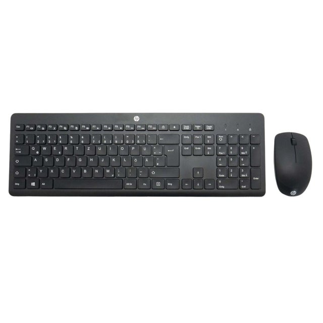 Hp 230 Kit Mouse E Tastiera Wireless Nero Qwertz Layout Tedesco De M&k