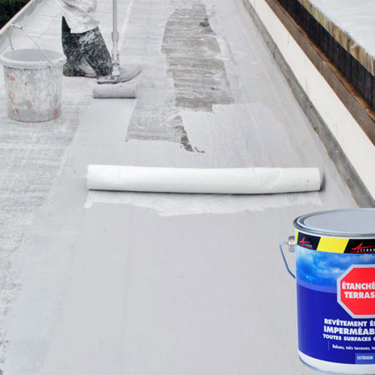 Résine Etanchéité Terrasse Circulable - Peinture Colorée - ARCATERRASSE - 2.5 L Sable - ARCANE INDUSTRIES - 3