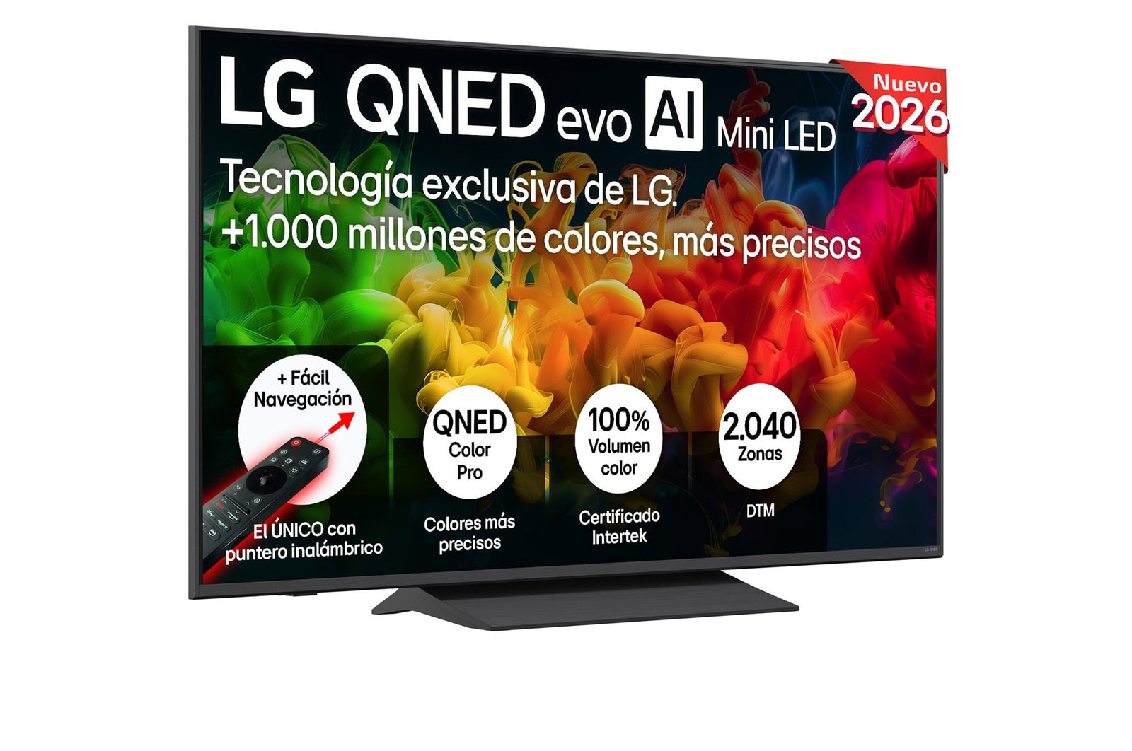 LG Smart TV 55QNED81B6A 55 pulgadas 4K UHD QNED evo MiniLED Negro con procesador α7 AI Gen9 para una experiencia visual de alta definición - Imagen 4